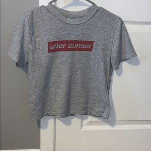 After Sunset grey shirt